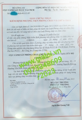 Kiểm định cửa kính chống cháy 2023