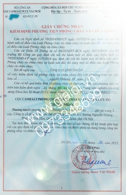 Kiểm định kính chống cháy 2015